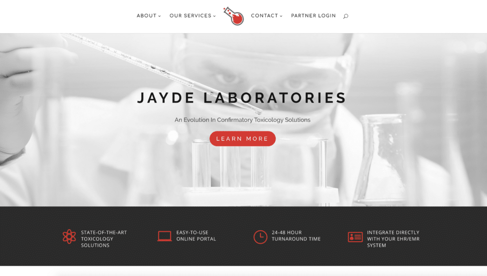 Web Design for Laboratory