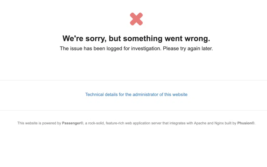 ClickFunnels We’re Sorry, But Something Went Wrong