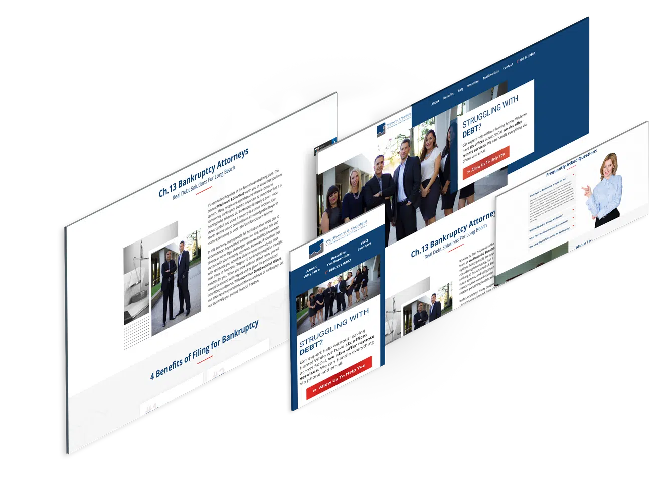 Landing Page Design for Banruptcy Attorney (3)