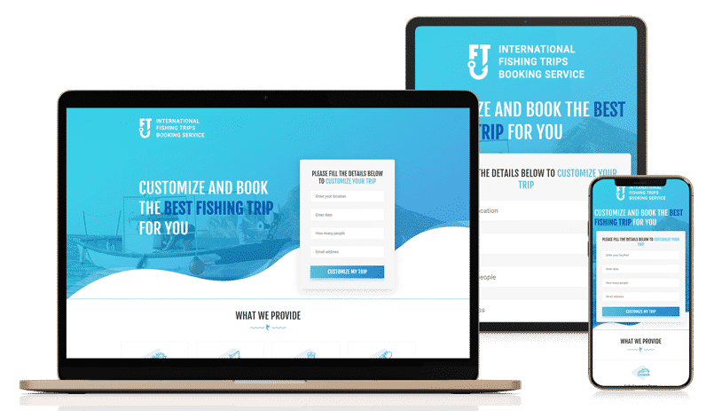 Landing Page Design for Paving Contractor