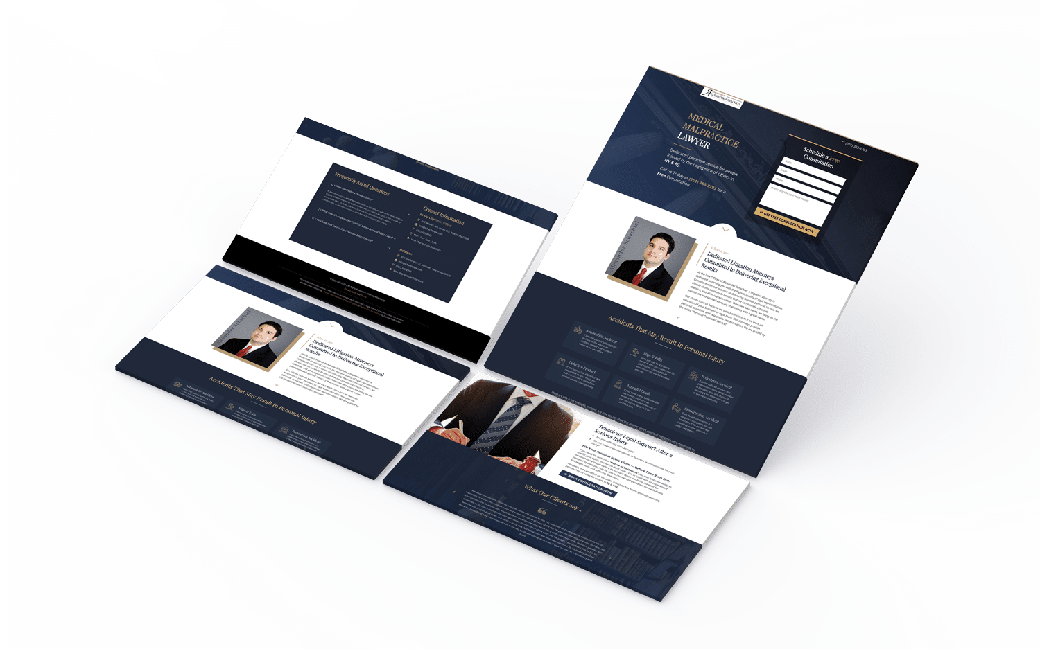 Landing Page Design for Medical Malpractice Attorney (2)