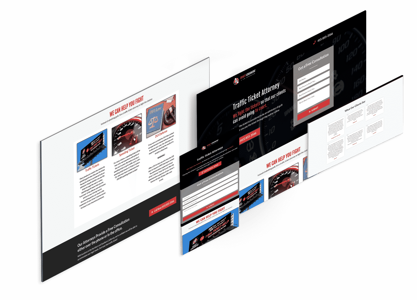 _Landing Page Design for Traffic Ticket Attorney (1)