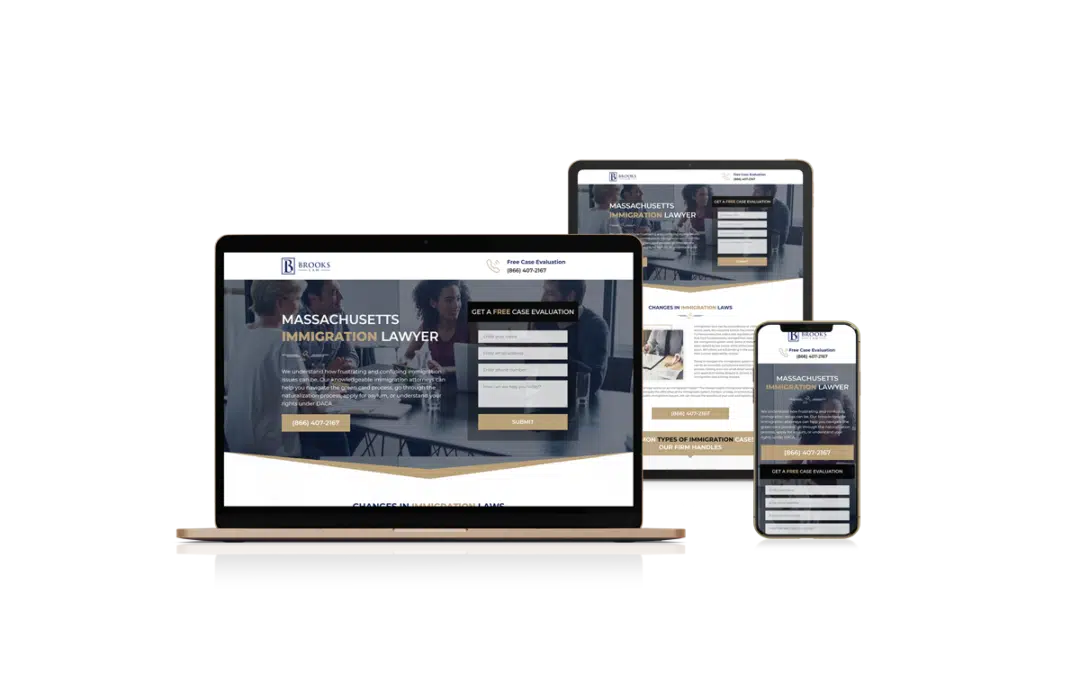 Landing Page Design for Immigration Attorney