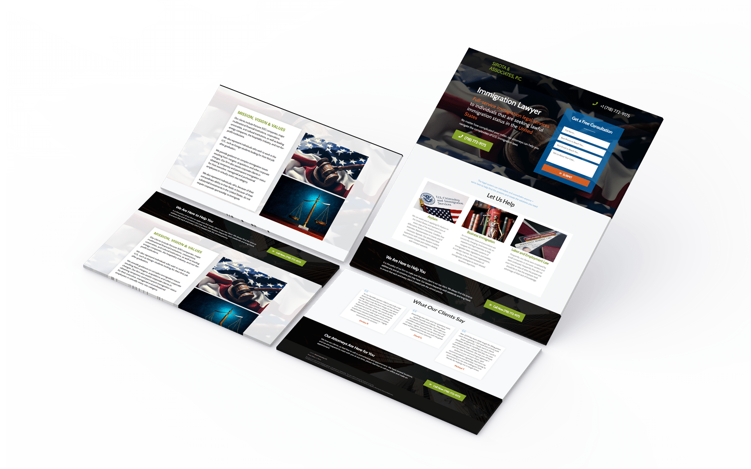 Landing Page Design for Banruptcy Attorney (1)