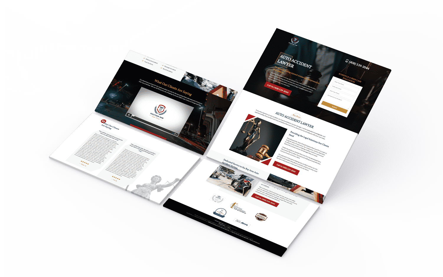 Landing Page Design for Civil Attorney (1)