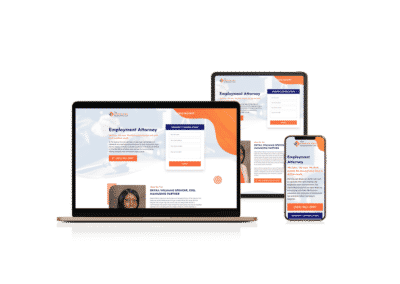 Landing Page Design for Employment Attorney