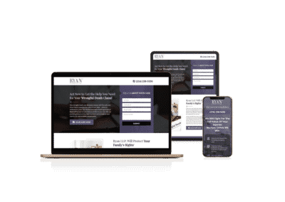 Landing Page Design for Wrongful Death Attorney