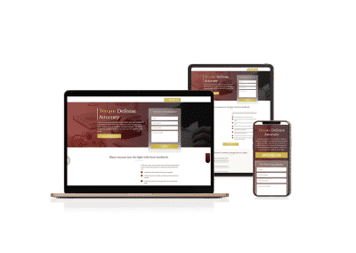 Landing Page Design for Tenant Defense Lawyer