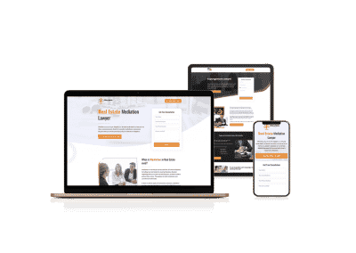 Landing Page Design for Real Estate Mediation Lawyer