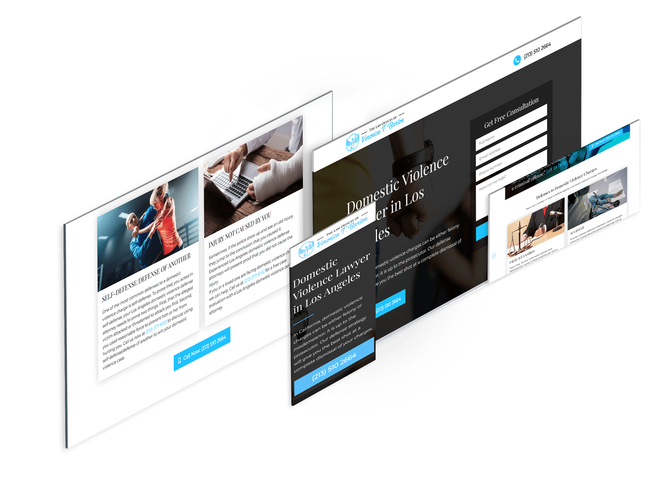 Landing Page Design for Civil Attorney (2)
