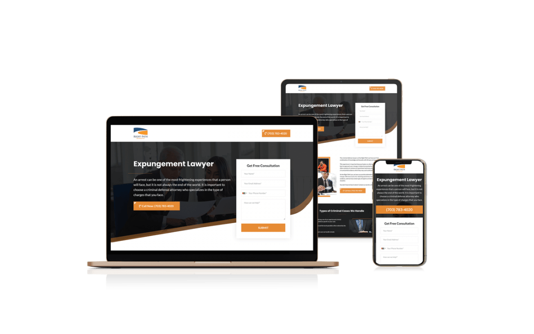 Landing Page Design for Expungement Lawyer