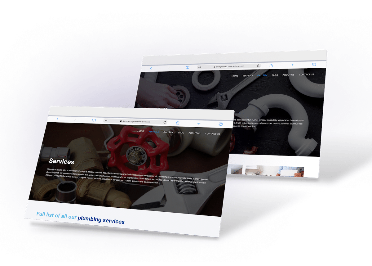 website development for art and design