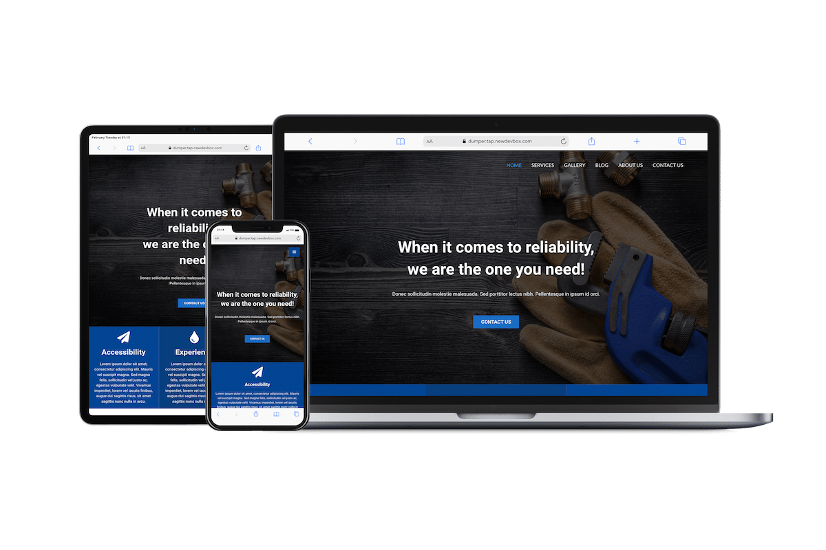 Custom website development