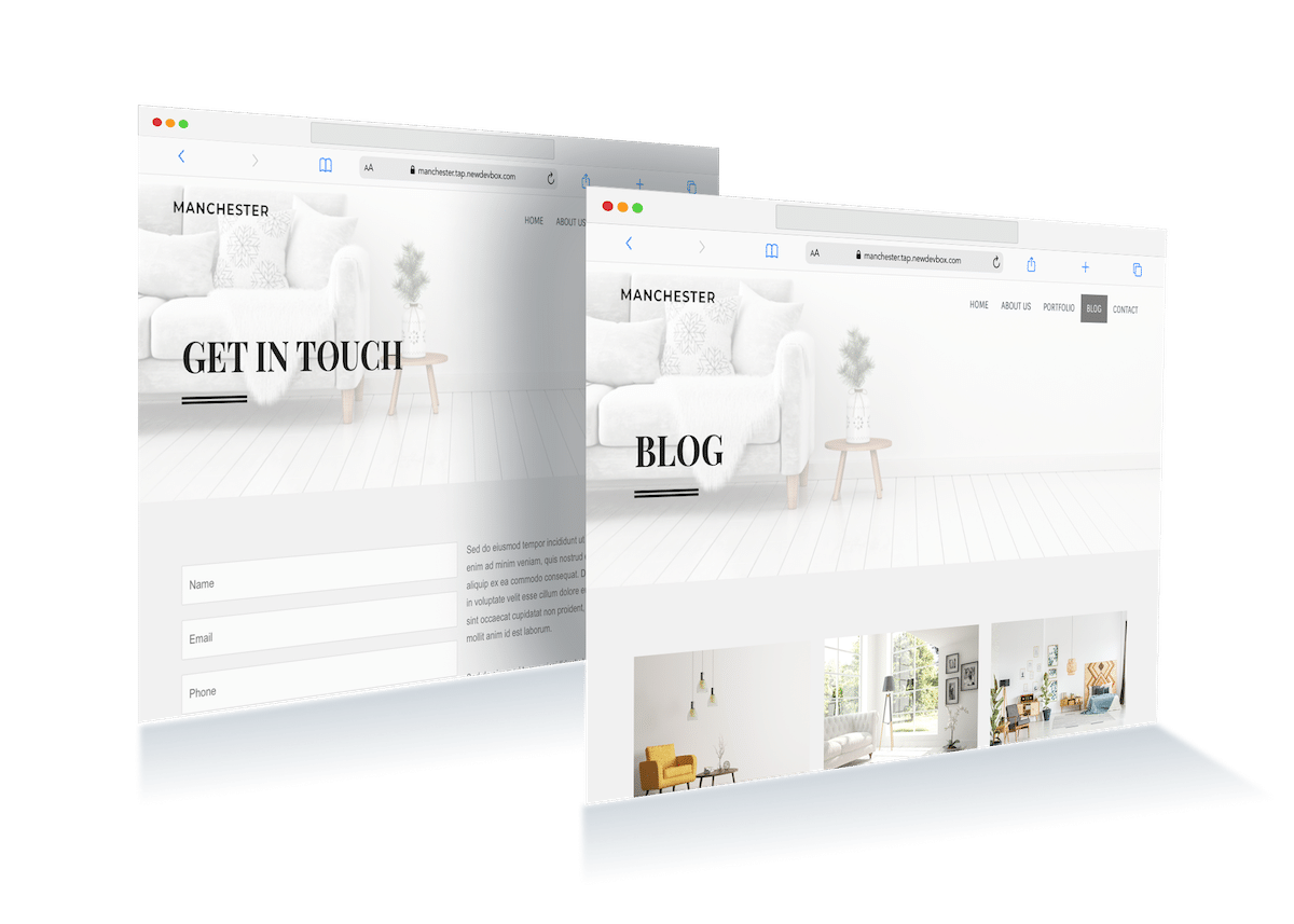 architecture bureau website development