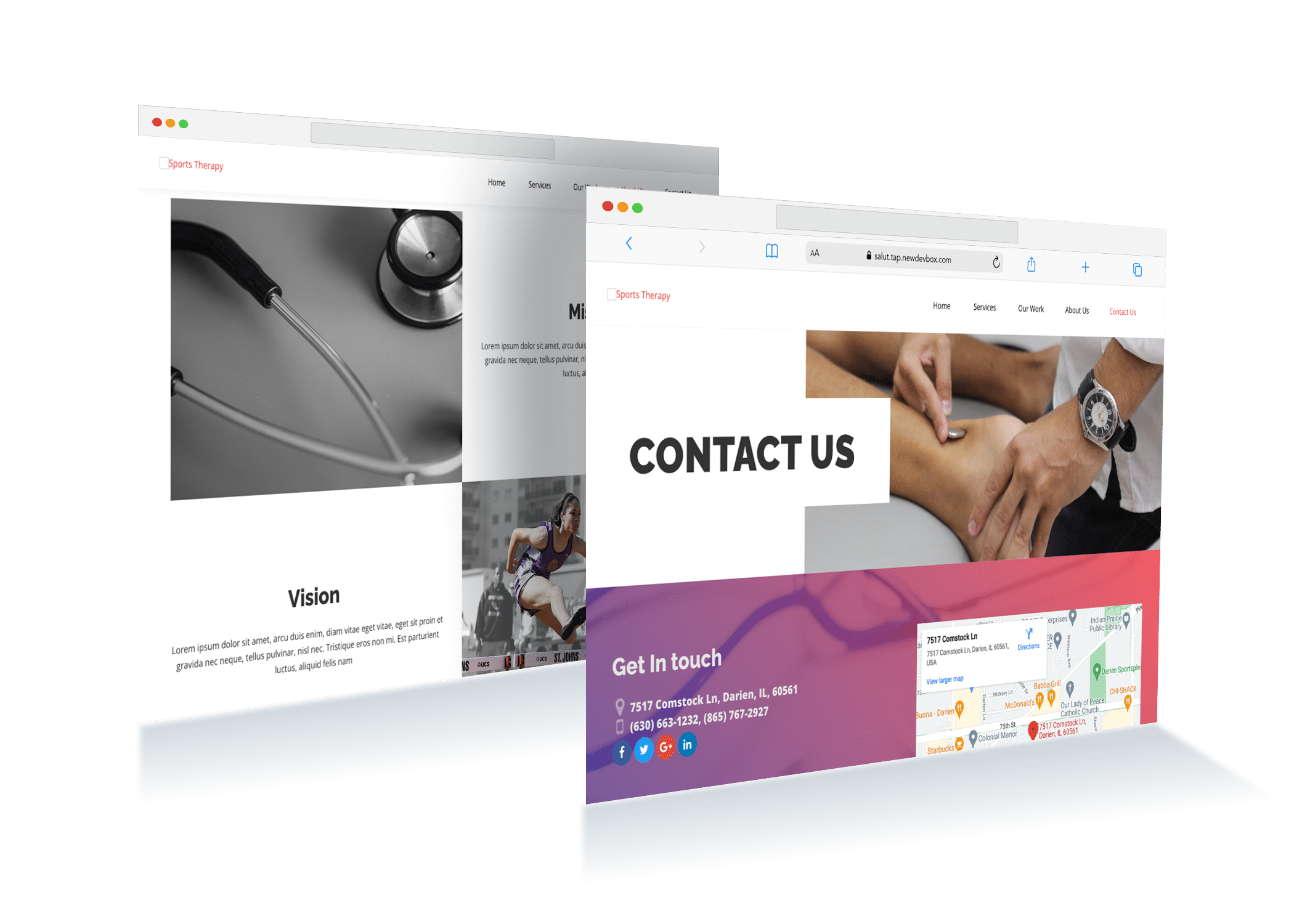 architecture bureau website development