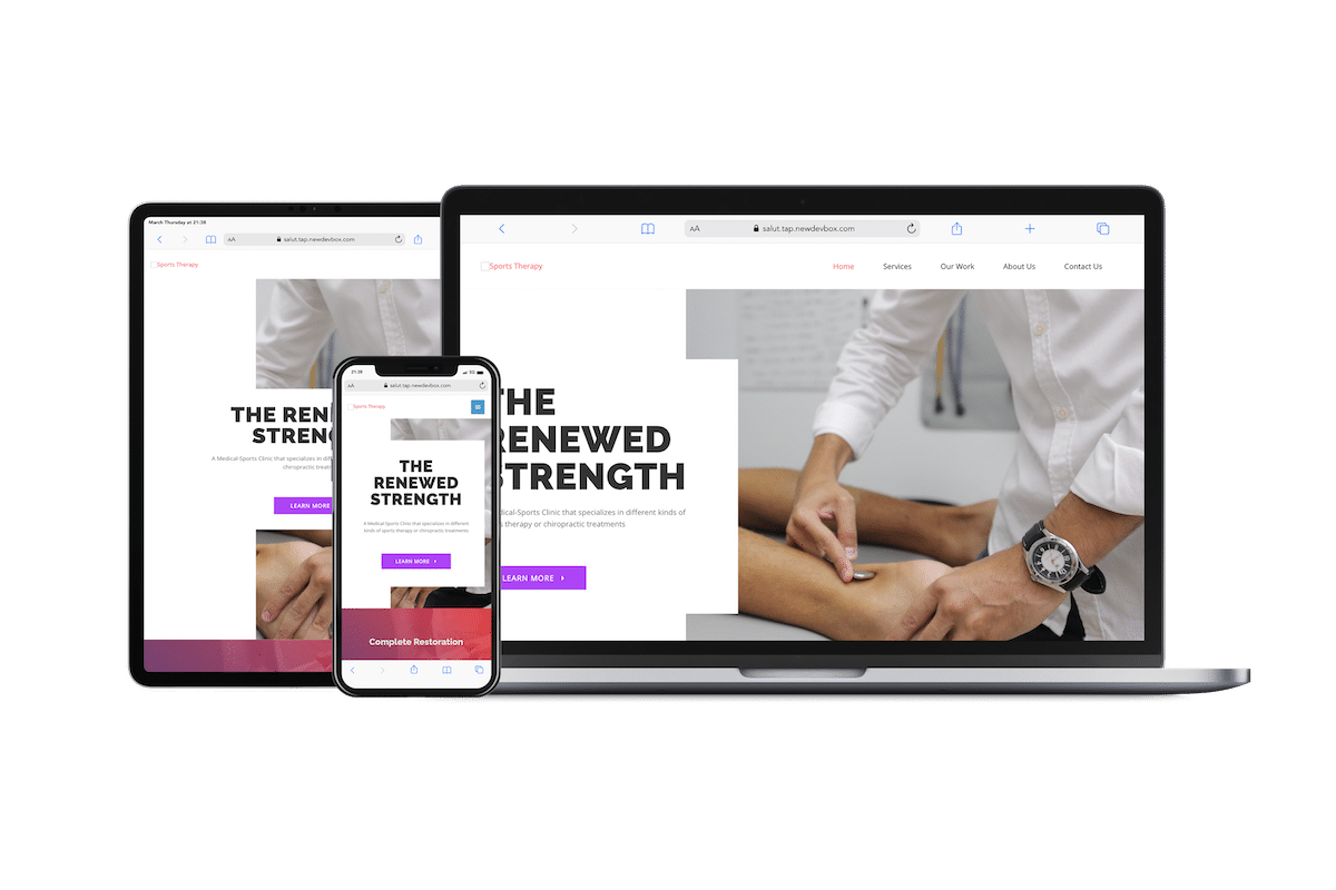 Custom website development