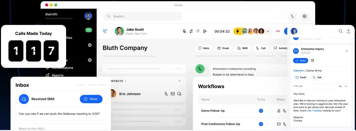 Close CRM Workflow Management