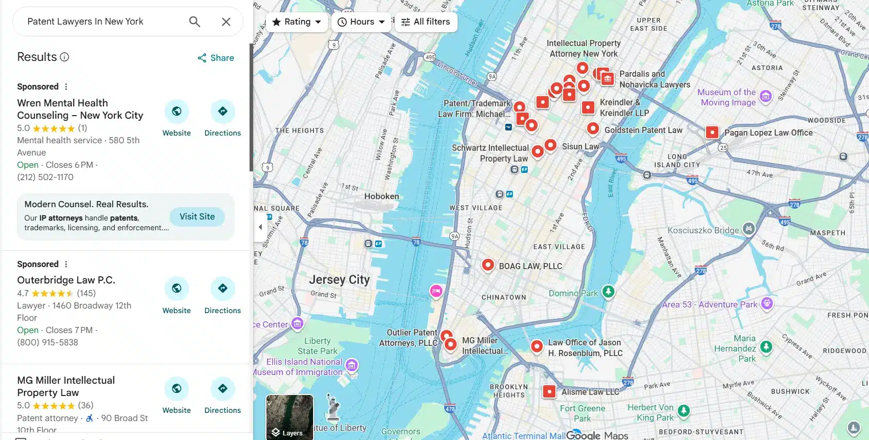 Patent Lawyers In New York