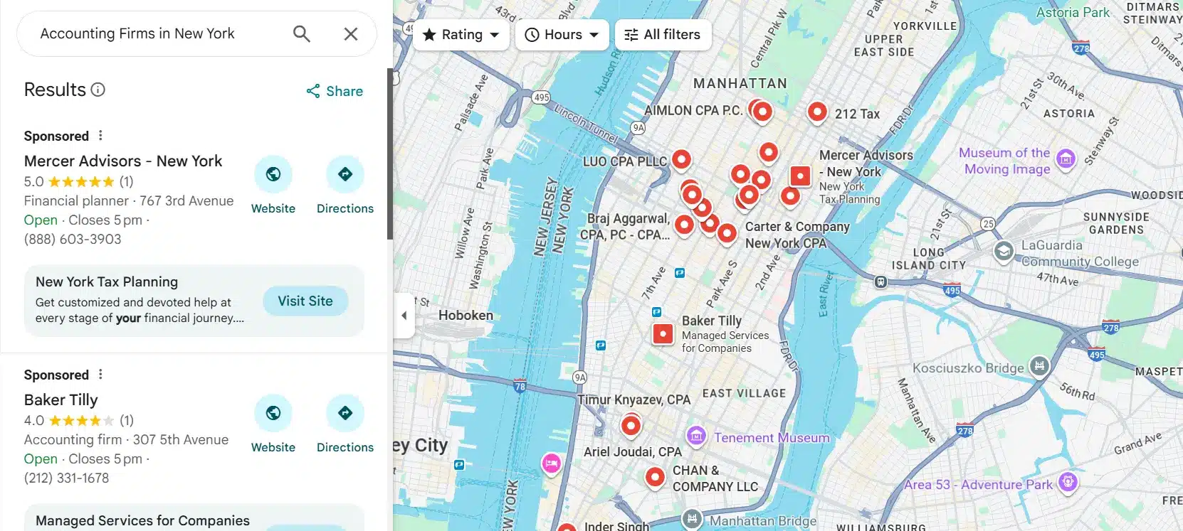 Accounting Firms in New York