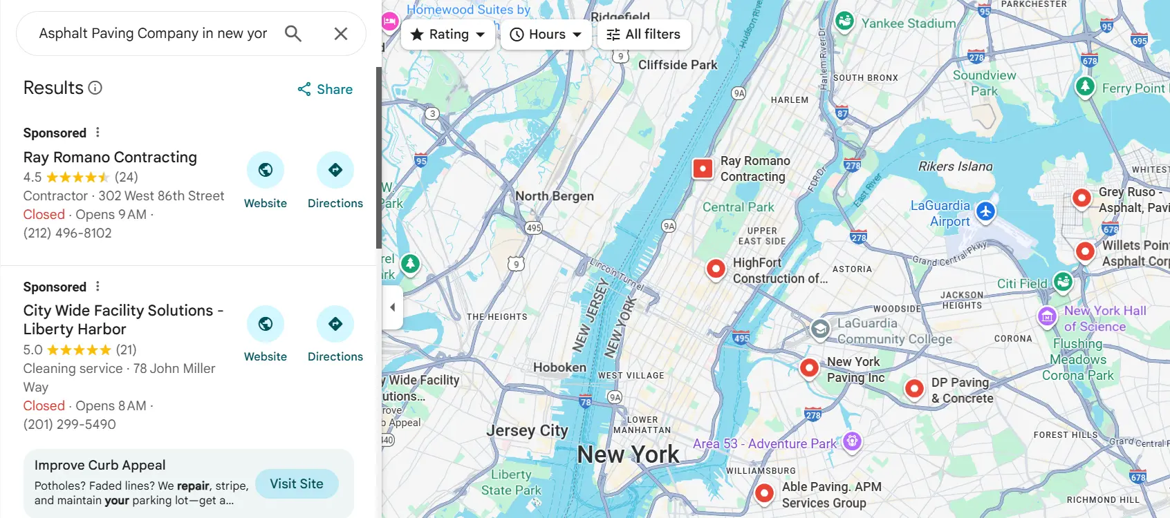 Asphalt Paving Company in new york