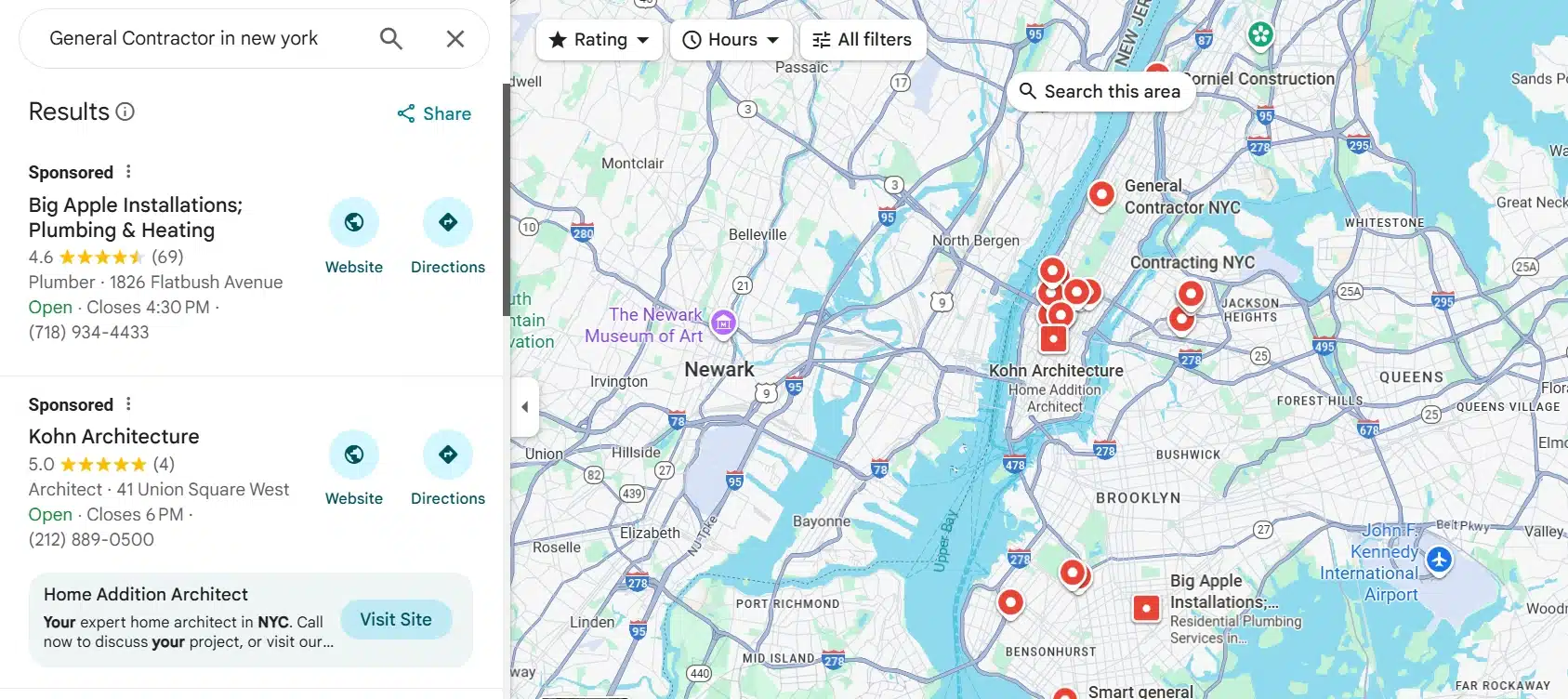 General Contractor in new york