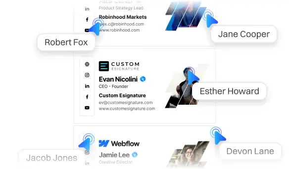 Custom Esignature Interactive Design