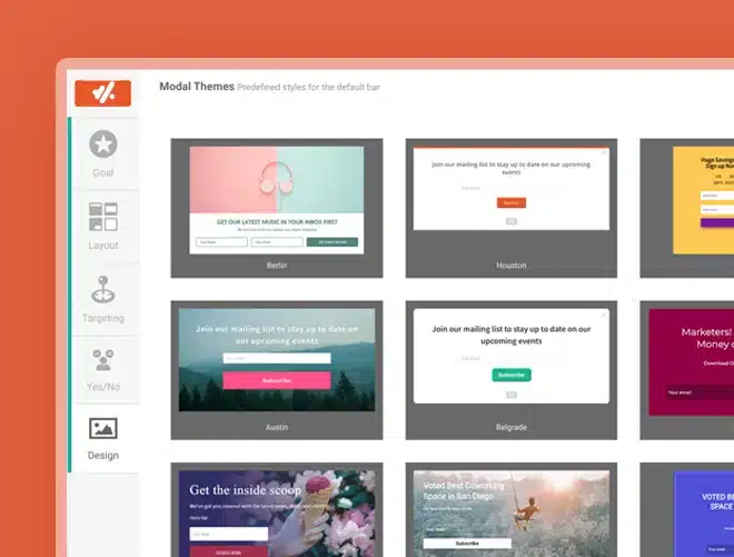 HelloBar Popup Templates