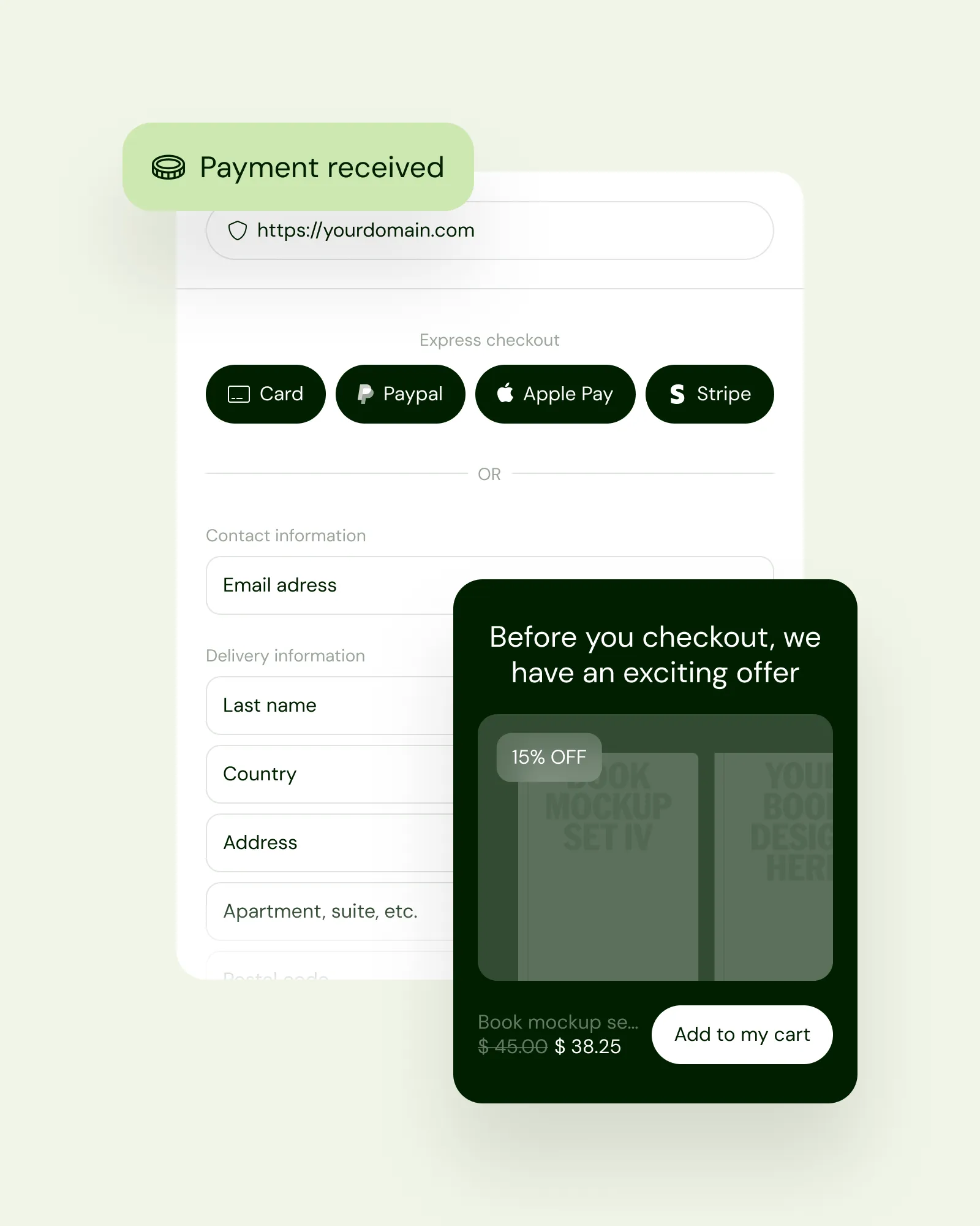 Sellfy Secure Checkout
