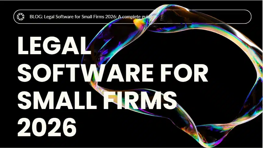 Legal Software for Small Firms 2026