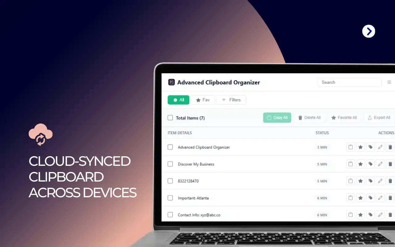 Advanced Clipboard Organizer image 2