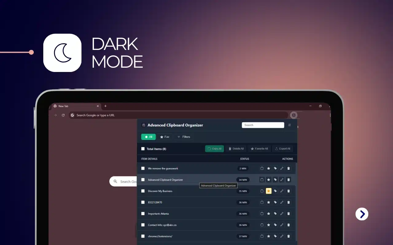 Advanced Clipboard Organizer image 4