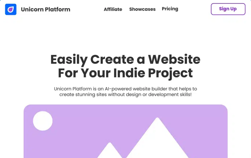 Unicorn Platform image 1