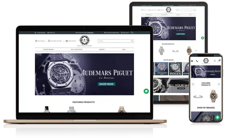 Website Design for Jewelry Store 3