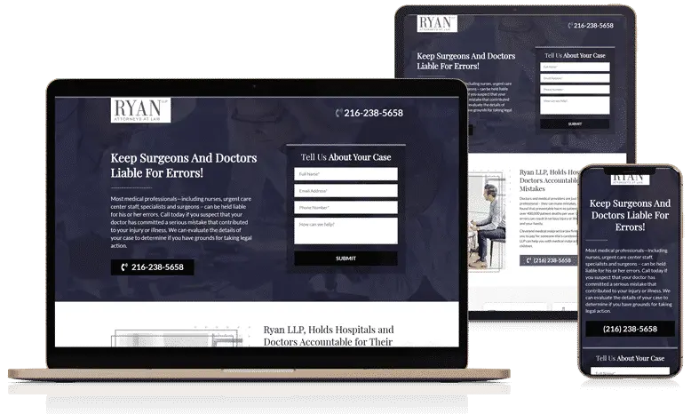 Website Design for Ryan LLP Attorneys image 1