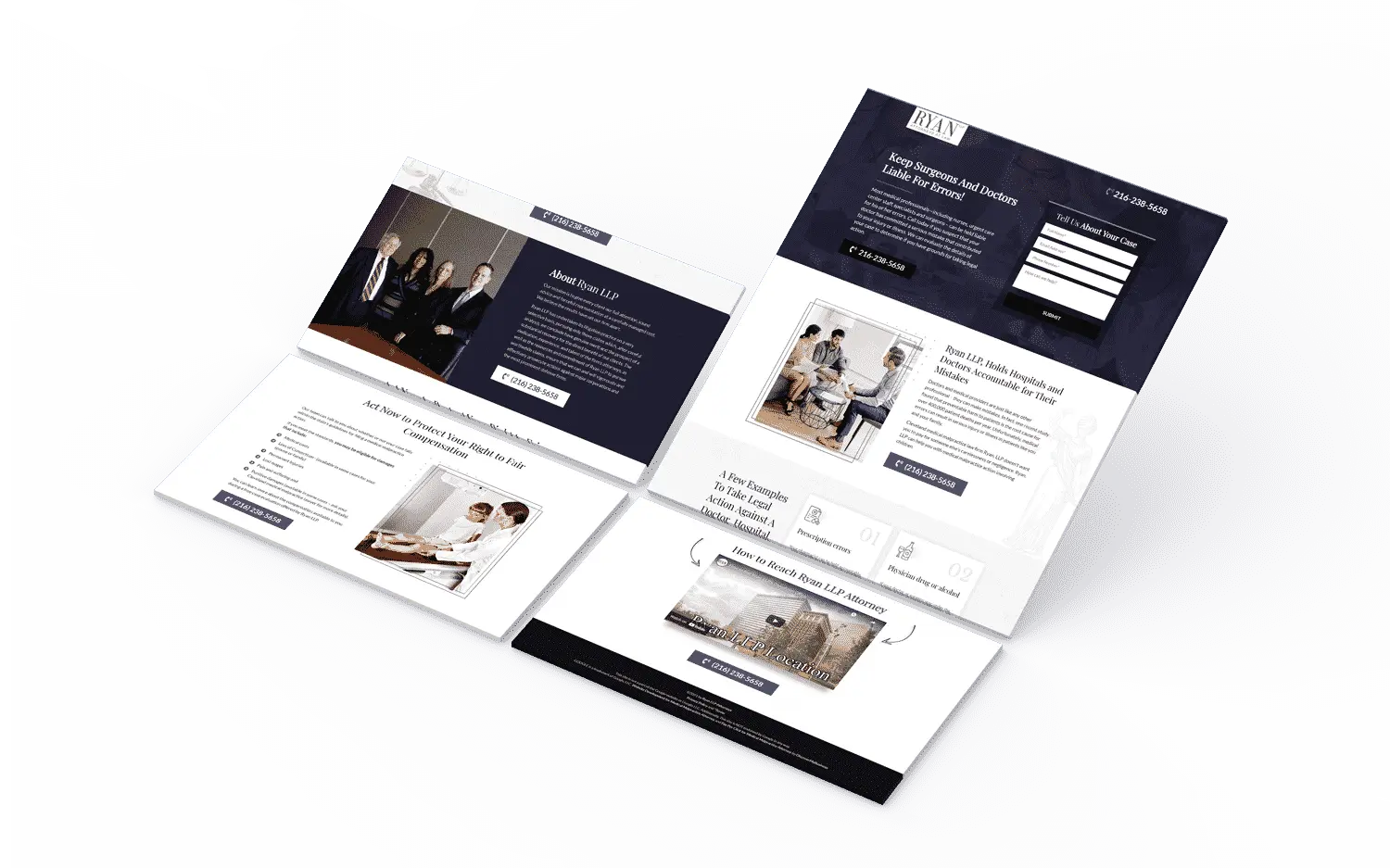 Website Design for Ryan LLP Attorneys image 2