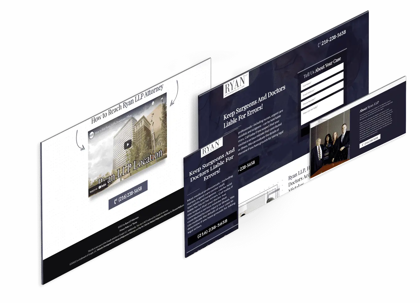 Website Design for Ryan LLP Attorneys image 3