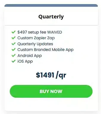 GoHighLevel whitelabel mobile app pricing