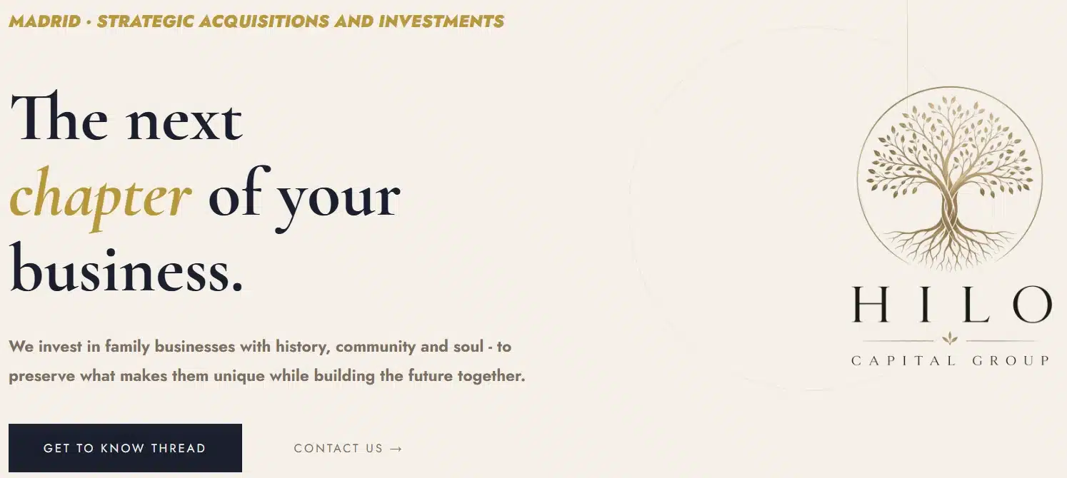 Hilo Capital Group homepage