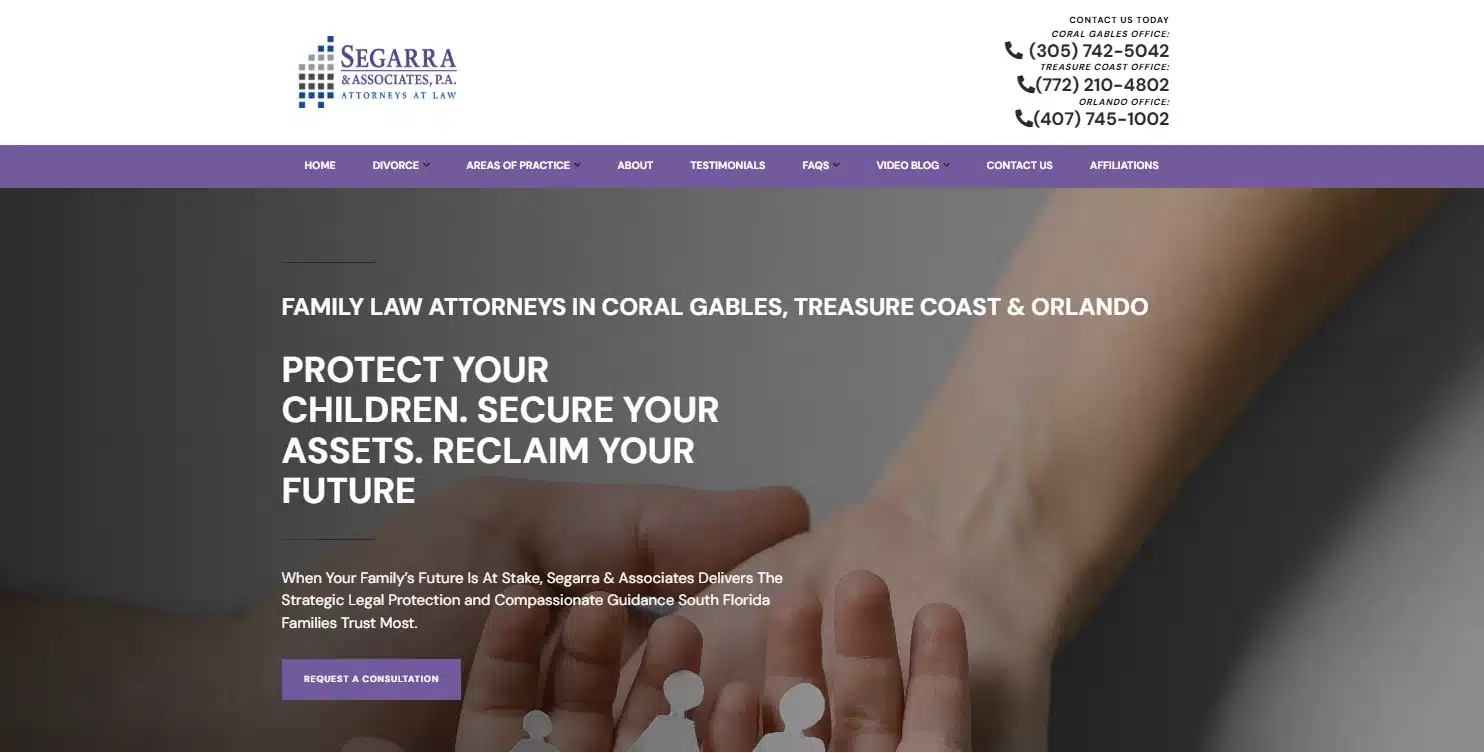 Segarra and Associates website