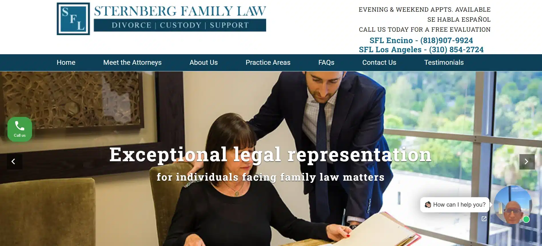 Sternberg Family Law website