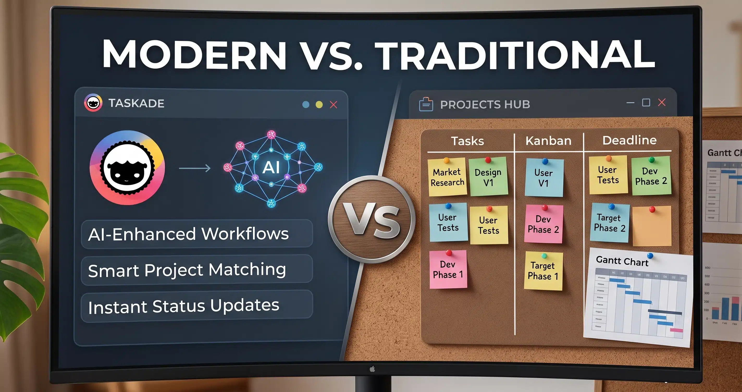 Taskade AI vs Traditional Project Management
