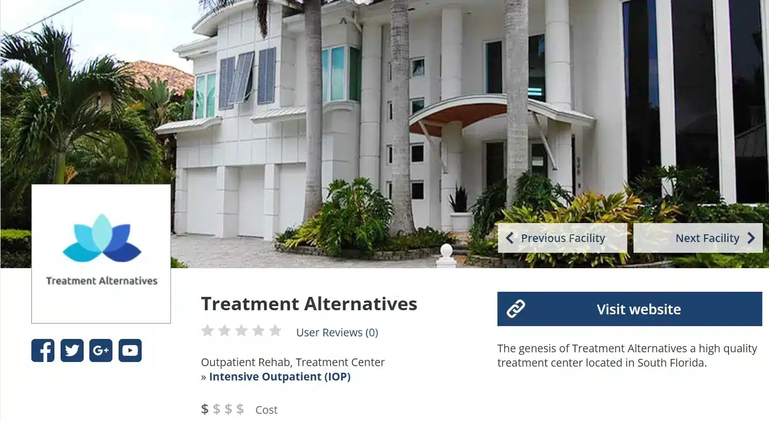 Treatment Alternatives addiction treatment facility
